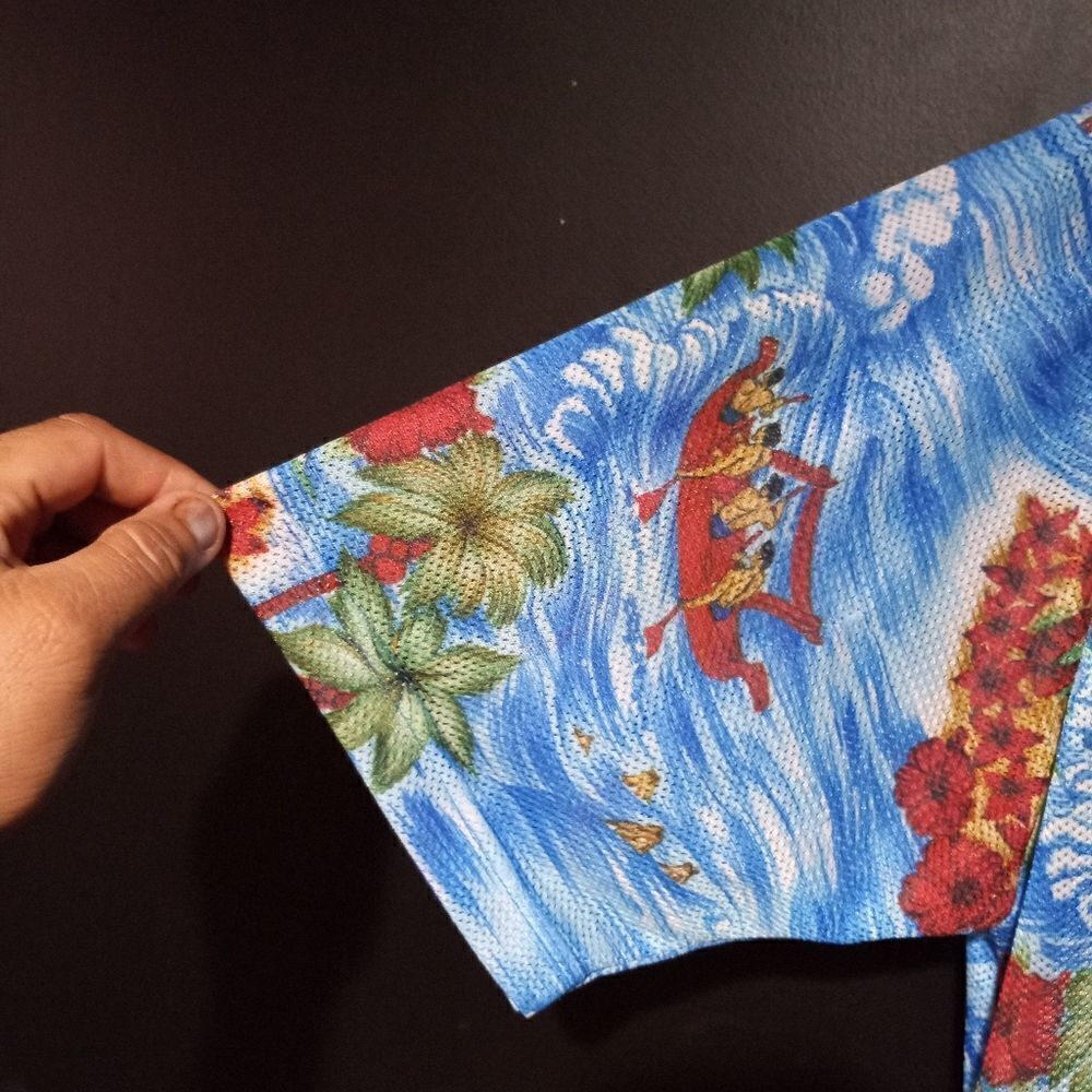 Vintage “Ocean Currents” original special brand aloha shirt - Picture 4 of 5